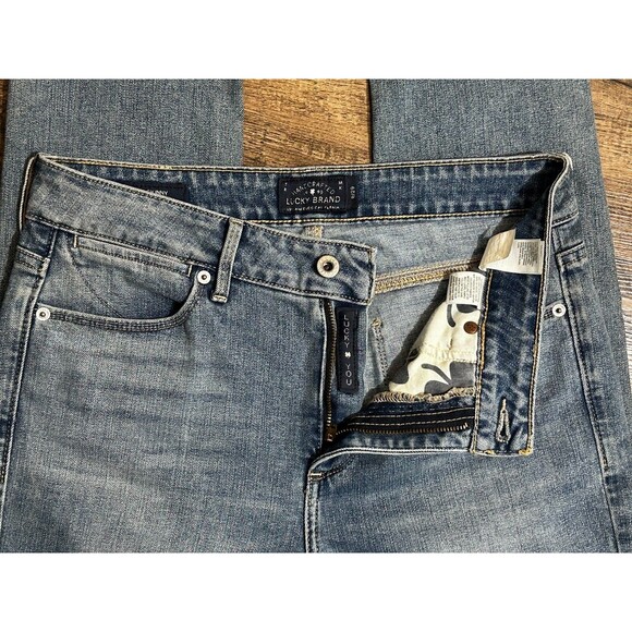 Lucky Brand Jeans Womens 8/29 Blue‎ Denim Hayden Skinny Leg Distressed 7WP1685 - Picture 7 of 11